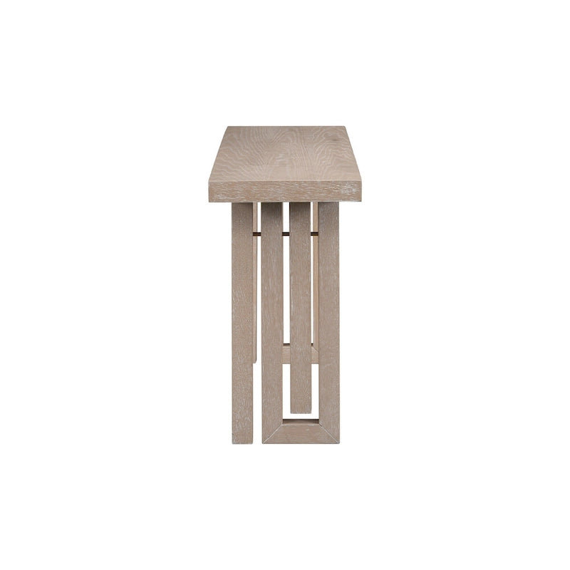 59 Modern Console Table with Distinctive Side Shapes for Entryway, Living Room