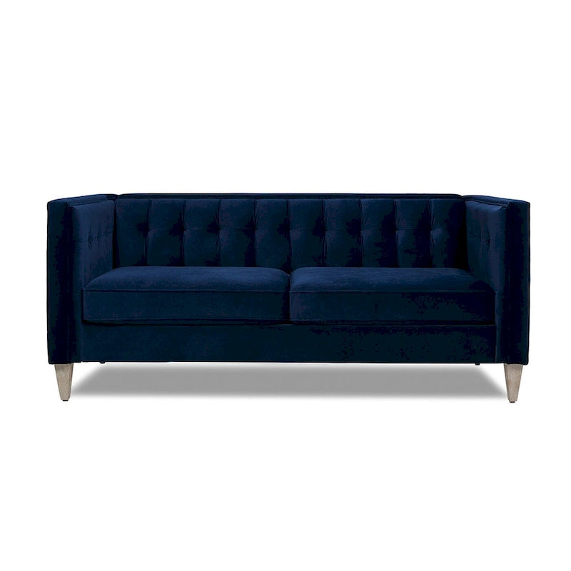 Tuxedo Fabric Sofa for Living Room, Upholstered Couch