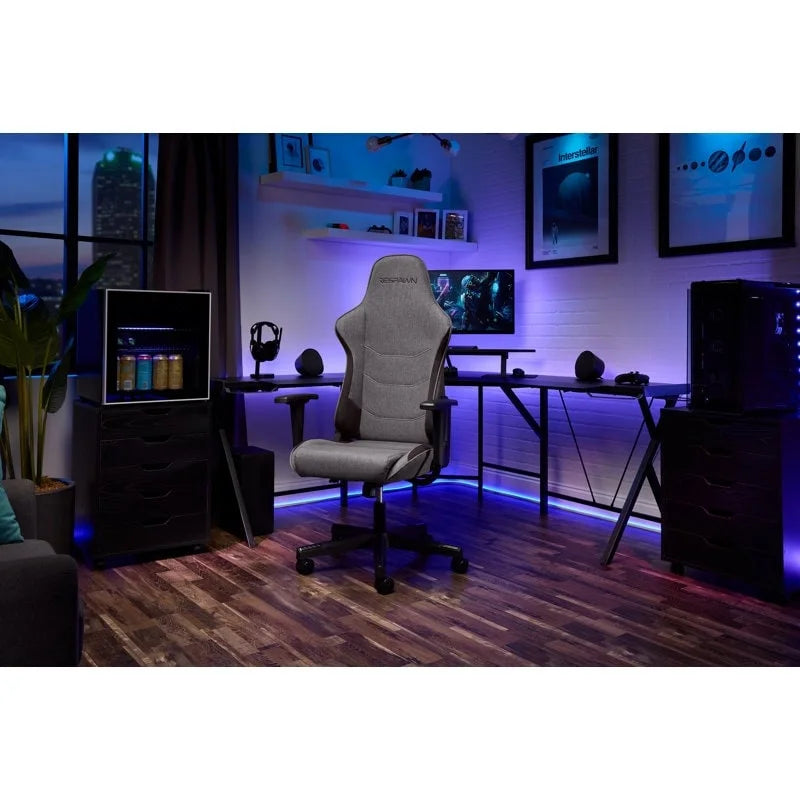 Ergonomischer Gamingstuhl - hoher Rückenlehnenstuhl im Rennsportstil für PC-Schreibtisch und Büro