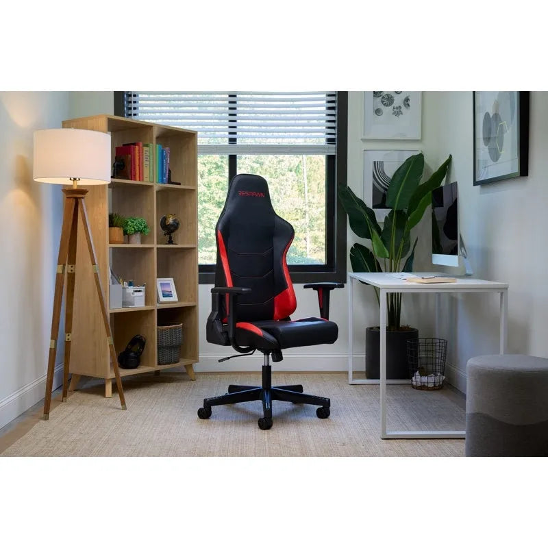 Ergonomischer Gamingstuhl - hoher Rückenlehnenstuhl im Rennsportstil für PC-Schreibtisch und Büro