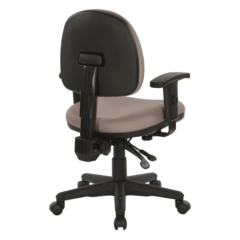 Skulpturaler ergonomischer Bürostuhl aus Stoff