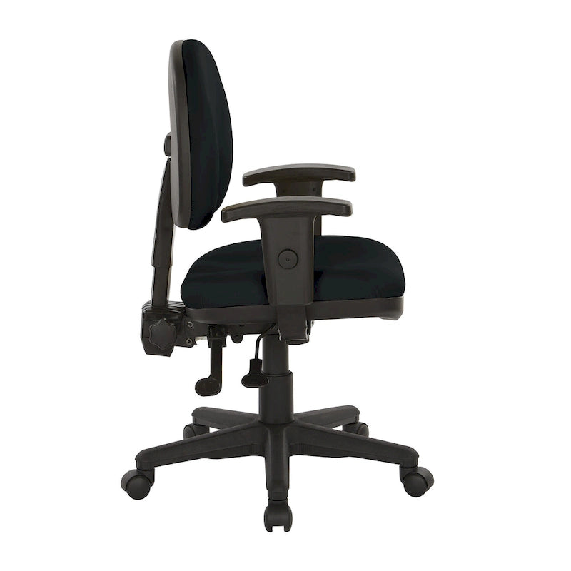 Skulpturaler ergonomischer Bürostuhl aus Stoff