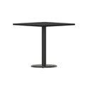 30 vierkant gelamineerd tafelblad met 18 ronde onderstellen op tafelhoogte - 30W x 30D x 31.125H - 30W x 30D x 31.125H