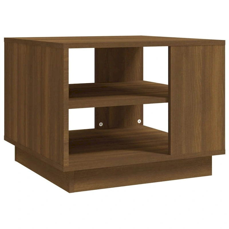 Tavolino da caffè laterale d'accento per divano e soggiorno in legno composito - 21.7 x 21.7 x 16.9