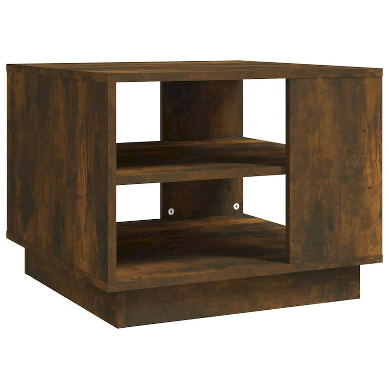 Tavolino da caffè laterale d'accento per divano e soggiorno in legno composito - 21.7 x 21.7 x 16.9