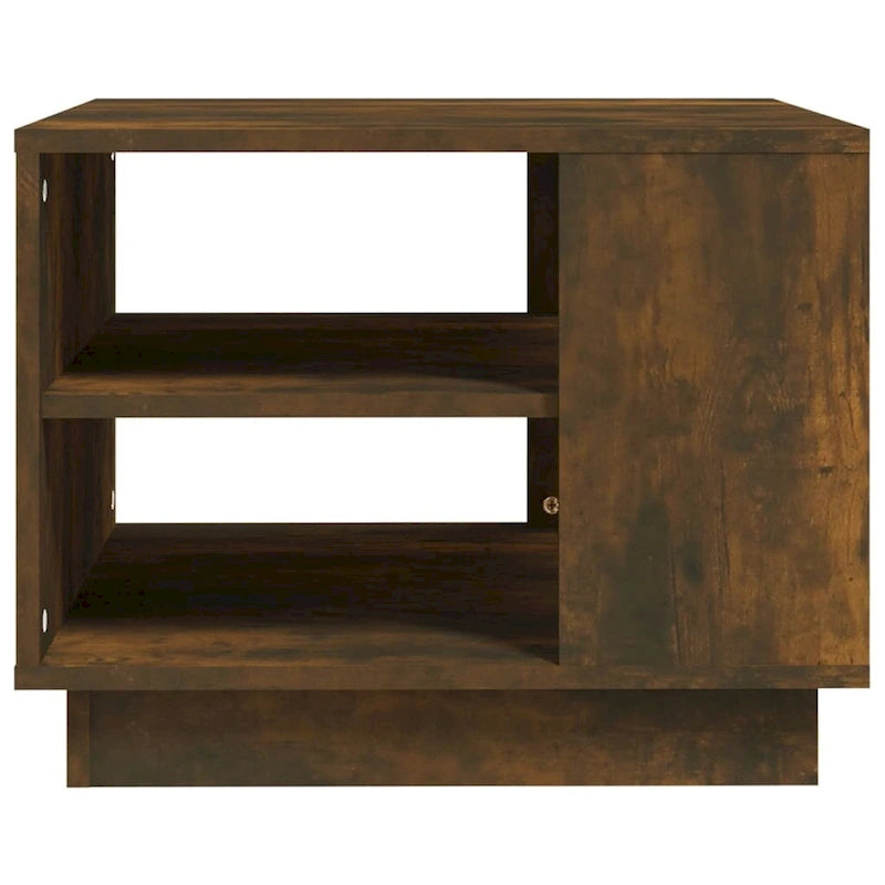 Tavolino da caffè laterale d'accento per divano e soggiorno in legno composito - 21.7 x 21.7 x 16.9