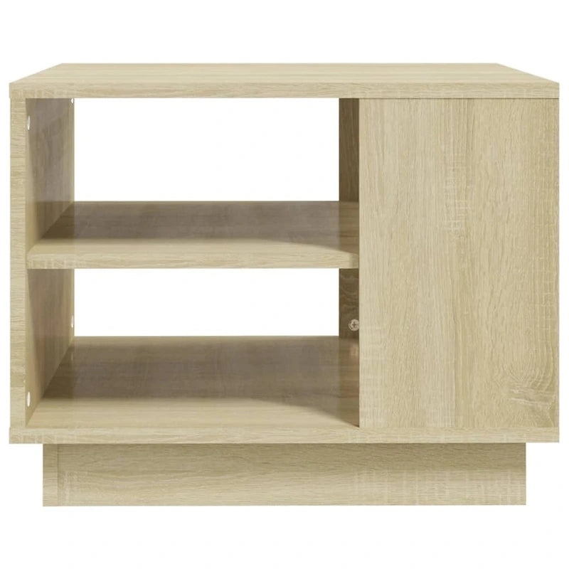 Tavolino da caffè laterale d'accento per divano e soggiorno in legno composito - 21.7 x 21.7 x 16.9