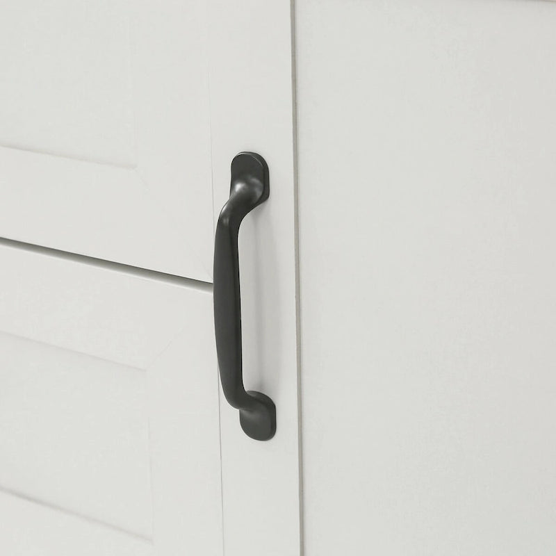 Kapstok met 3 haken, kledinghanger, halbank, opbergbank, 3-in-1-ontwerp, 47.2INCH, voor entree, hal (zwart)