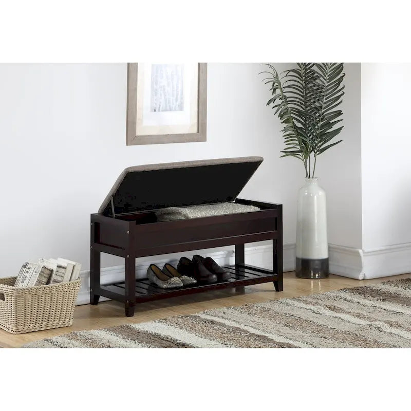 Seating Bench with Shoe Storage for Living Room,Bedroom